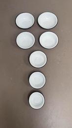 Retro emaille schalenset 7 stuks, Antiek en Kunst, Antiek | Emaille, Ophalen of Verzenden