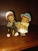 Schattig beeldje: Jongen en meisje op bankje, Verzamelen, Beelden en Beeldjes, Ophalen