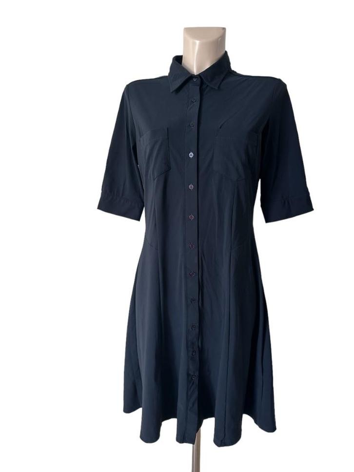 Studio Anneloes jurk M, Kleding | Dames, Jurken, Zo goed als nieuw, Maat 38/40 (M), Blauw, Onder de knie, Ophalen of Verzenden