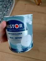 Betonverf wit 3/4e pot vol., Doe-het-zelf en Verbouw, Verf, Beits en Lak, Gebruikt, Wit, Ophalen of Verzenden, Verf