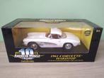 1961 Chevrolet Corvette Coupe Hardtop Wit ERTL1:18 Nieuw!!, Ophalen of Verzenden, Nieuw, Auto, ERTL