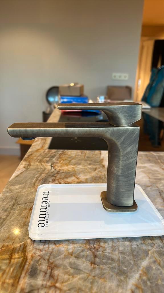 Treemme Geborstelde messing kraan zonder binnenwerk, Doe-het-zelf en Verbouw, Sanitair, Nieuw, Kraan, Ophalen of Verzenden