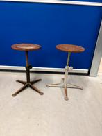 2x retro Ahrend Cirkel industriële kruk,  door Friso Kramer, Huis en Inrichting, Krukjes, Ophalen, In hoogte verstelbaar, Gebruikt