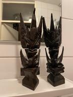 2x Balinese Garuda sculpturen/ Houtsnijwerk, Antiek en Kunst, Ophalen of Verzenden