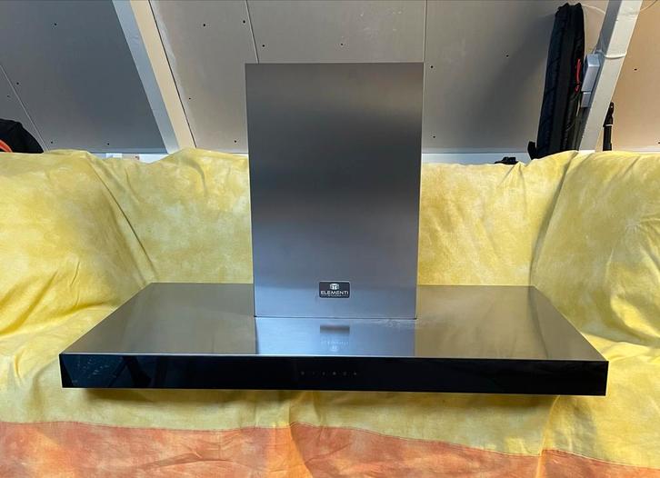 Elementi Wandschouwkap - Zo goed als nieuw!, Witgoed en Apparatuur, Afzuigkappen, Nieuw, Vrijstaand, Wandschouwkap, 400 tot 600 m³ per uur