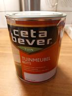Cetabever tuinmeubelbeits white wash 750 Ml, Ophalen, Wit, Nieuw, X