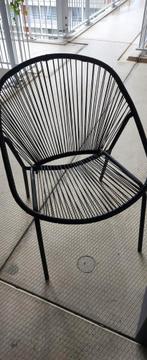 Zwarte Acapulco Stoelen - Set van 4, Huis en Inrichting, Stoelen, Zwart, Acapulco, Ophalen of Verzenden, Zo goed als nieuw