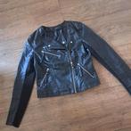 Vero moda leather look jas mt XS, Vero Moda, Zwart, Ophalen of Verzenden, Zo goed als nieuw