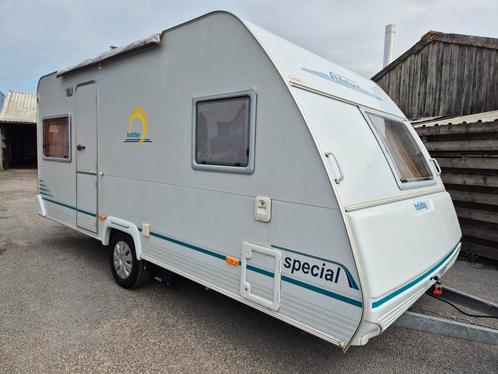 Eifelland Holiday 450 TF Mover,Fransbed,Rondzit, Luifel, Caravans en Kamperen, Caravans, Bedrijf, tot en met 4, 750 - 1000 kg