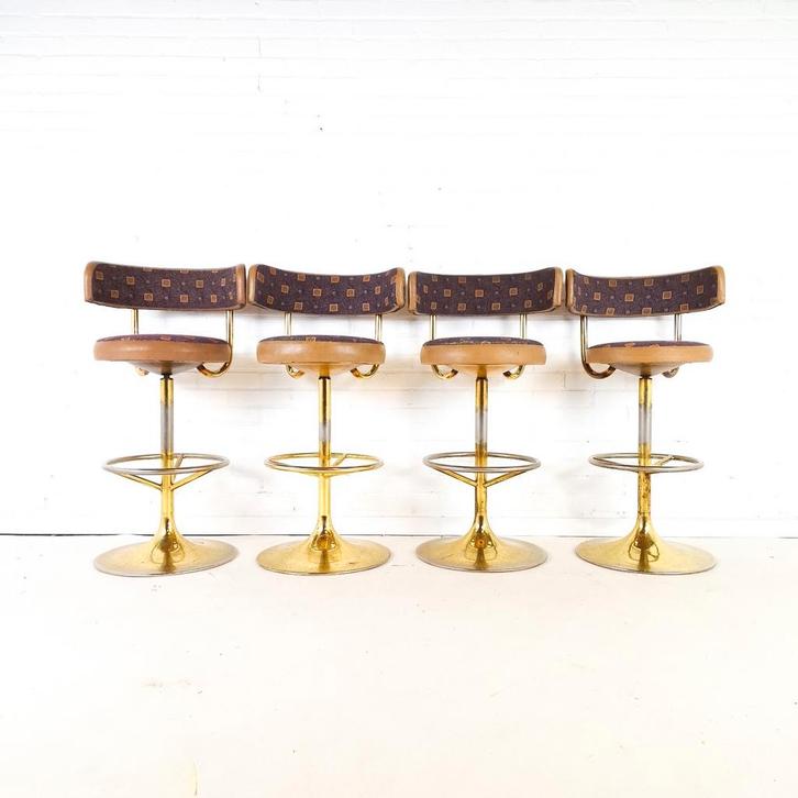 4x vintage barkruk Börje Johanson, Antiek en Kunst, Antiek | Meubels | Stoelen en Banken, Ophalen