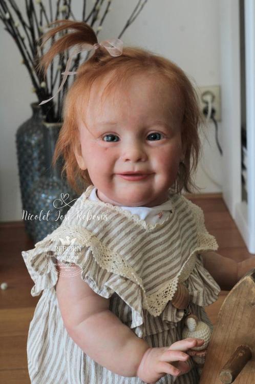 Reborn toddler Zoë by Natali Blick, Verzamelen, Poppen, Nieuw, Pop, Ophalen of Verzenden