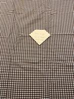 Katoen bruin ruitje 115 x 140, 120 cm of meer, Ophalen of Verzenden, Katoen, Nieuw