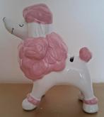 Spaarpot Koningspoedel, Ophalen of Verzenden, Gebruikt, Steen, Aardewerk of Keramiek, Dier