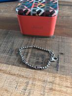 Foosil stainless steel armband heren, Ophalen of Verzenden, Zo goed als nieuw, Zilver, Staal