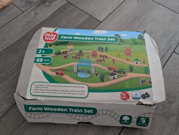 Playtive boerderij houten treinbaan beschikbaar voor biedingen