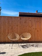 Rotan Tuinstoelen, Huis en Inrichting, Stoelen, Ophalen, Twee, Bruin, Riet of Rotan