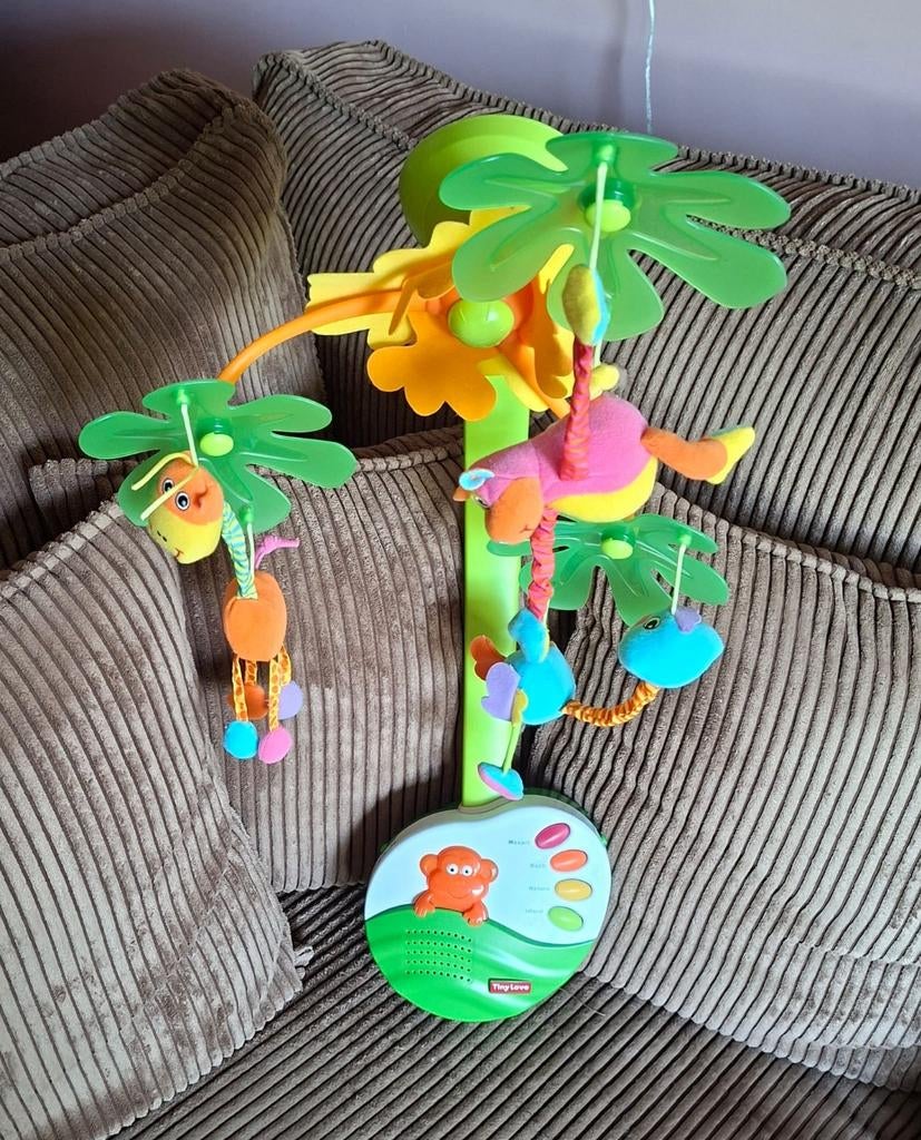 Aangeboden z.g.a.n Tiny Love muziek mobiel, Kinderen en Baby's, Speelgoed | Babyspeelgoed, Ophalen, Zo goed als nieuw, Mobiel
