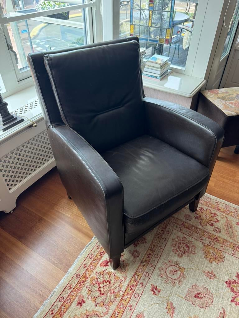 LEREN FAUTEUIL!, Ophalen, Gebruikt, Minder dan 75 cm, 50 tot 75 cm