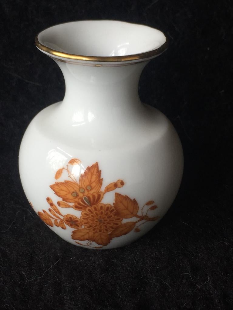 Herend miniatuur vaasje Chinese Bouqet  porselein vaasje, Antiek en Kunst, Ophalen of Verzenden