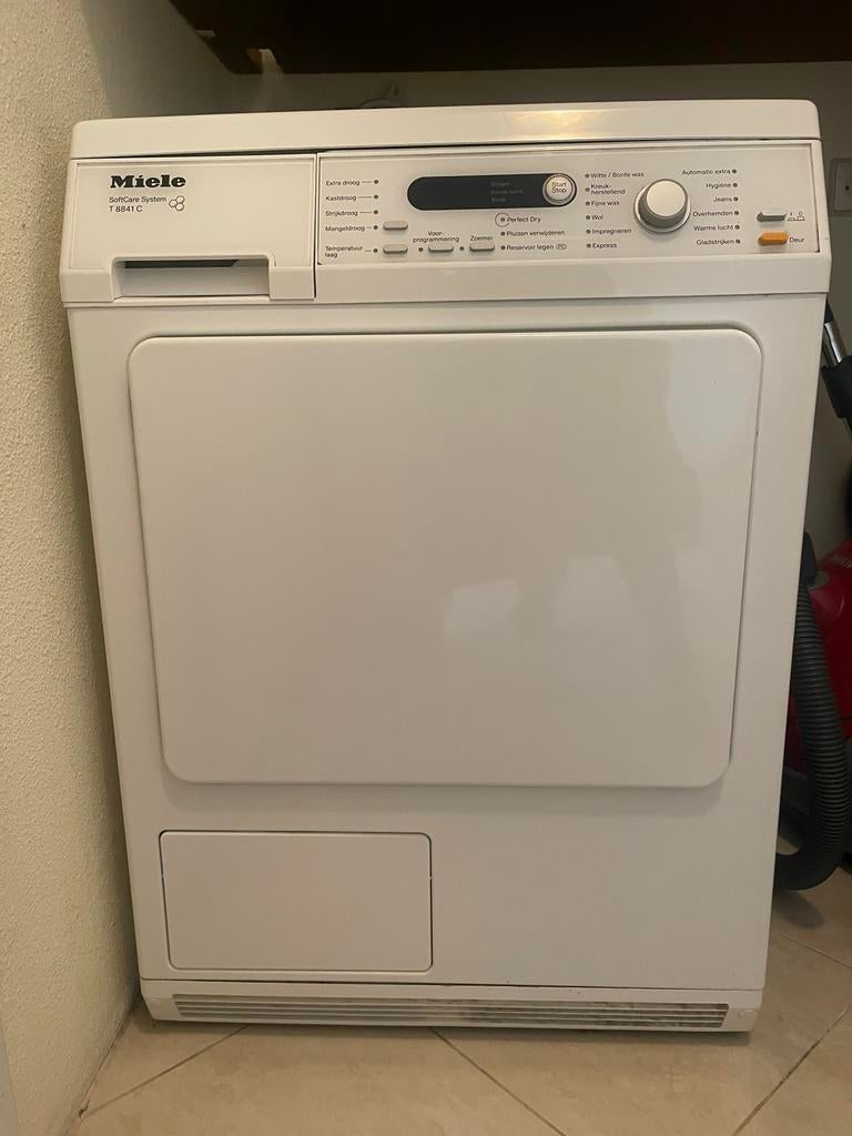 Miele SoftCare System T 8841 C Wasdroger, Witgoed en Apparatuur, Wasdrogers, Gebruikt, 8 tot 10 kg, Ophalen of Verzenden, Voorlader