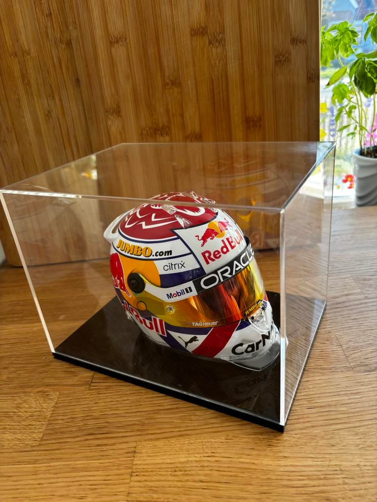 Max Verstappen 1:2 Helm Zandvoort Retro Jos, Hobby en Vrije tijd, Modelauto's | 1:18, Ophalen of Verzenden, Zo goed als nieuw