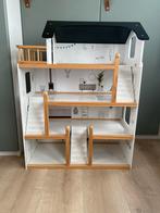 Petit Amelie Poppenhuis - Wit Houten Speelhuis, Kinderen en Baby's, Speelgoed | Poppenhuizen, Ophalen, Gebruikt, Poppenhuis
