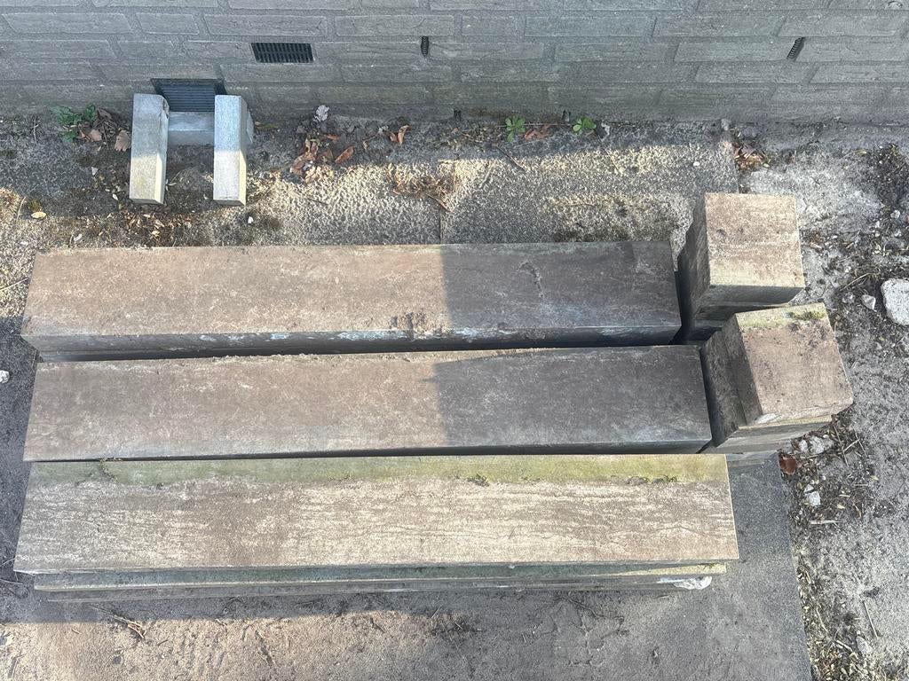Betonnen randen, Tuin en Terras, Ophalen, Gebruikt, Overige typen, Minder dan 5 m²
