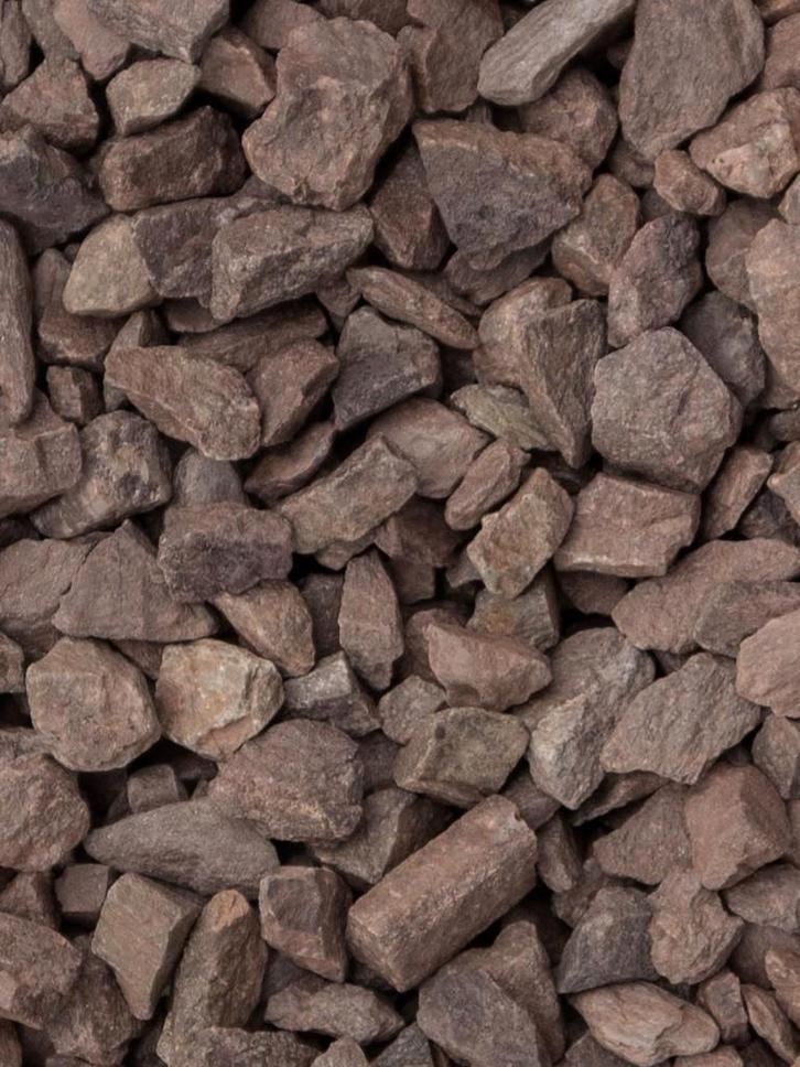 Rood Kwartsiet Split: Warme, Luxe Uitstraling voor uw Tuin, Tuin en Terras, Grind, Keien en Split, Nieuw, Split, Multi, Overige materialen