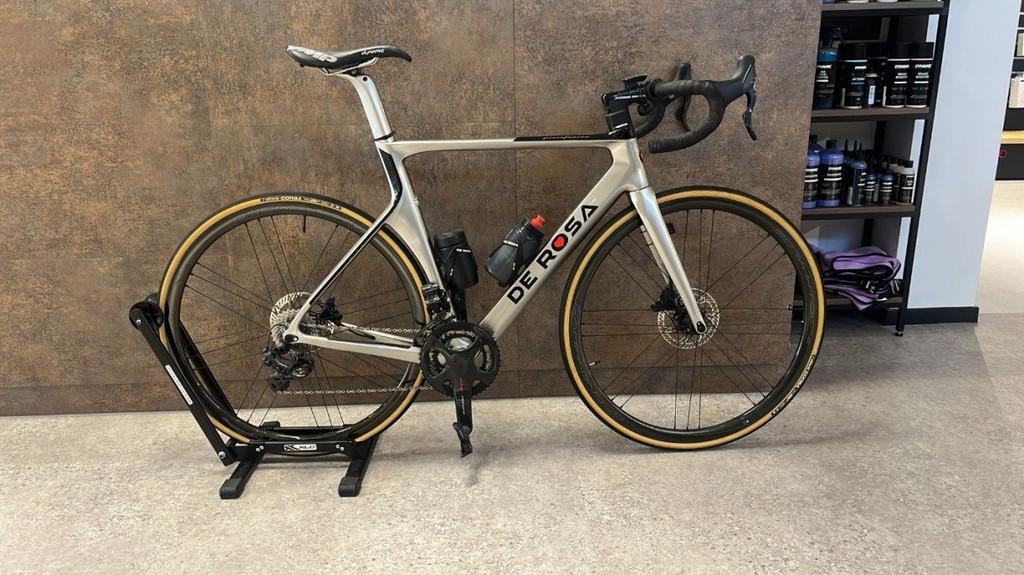 De Rosa Sk Pininfarina Super Record EPS Heren Super Silver 5, Fietsen en Brommers, Fietsen | Racefietsen, Overige merken, Gebruikt
