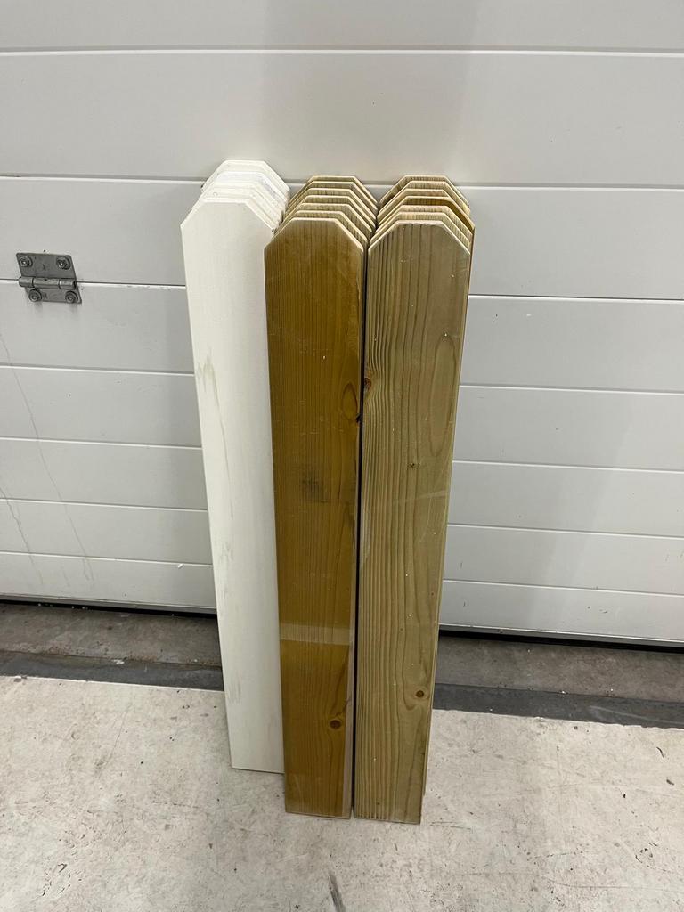 Restpartij hout voor tuinhekje geïmpregneerd, Ophalen, Nieuw, Hout, Tuinhek