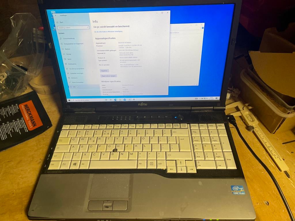 Fujitsu Laptop E752 - Intel Core i5, 8GB RAM, Gebruikt, Ophalen, Gebruikt, HDD, 2 tot 3 Ghz