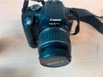 Canon EOS 350D met 18-55mm lens en grip., Ophalen of Verzenden, Zo goed als nieuw, Canon, Geen optische zoom