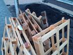 Diverse houten pallets en constructies, Ophalen, Gebruikt, 50 mm of meer, Pallet