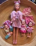 BARBIE Steffie Love 👯‍♀ MOEDER met babies 👯‍♀️ SIMBA pop, Ophalen of Verzenden, Gebruikt, Barbie