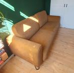 Okergele bank van Trendhopper - 230x90cm, Ophalen, Gebruikt, Driepersoons, 75 tot 100 cm