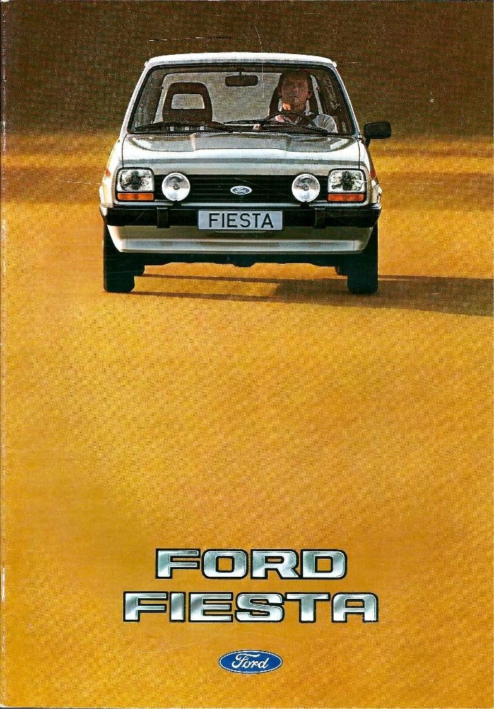 Folder Ford Fiesta 1982, Ophalen of Verzenden, Gelezen, Ford