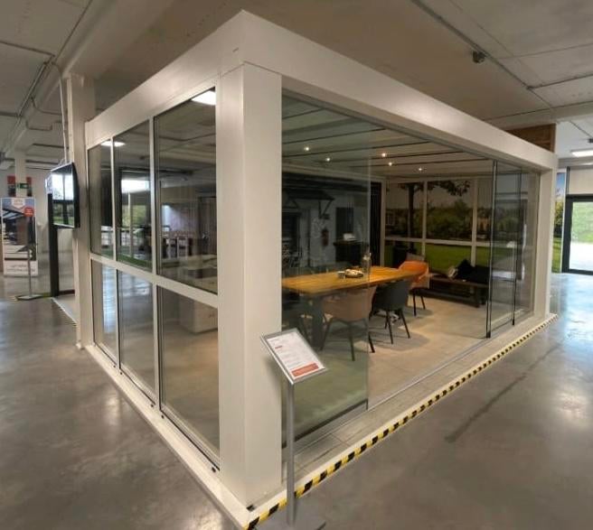 Verasol Cube tuinkamer 6000x3500 RAL 9010 Wit, Tuin en Terras, Ophalen of Verzenden, Nieuw