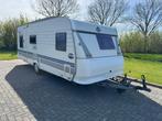 Hobby 560 KMFE met voortent, Caravans en Kamperen, Caravans, Hobby, Bedrijf, Treinzit, 5 tot 6 meter