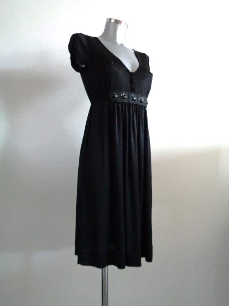 TWINSET by Simona Barbieri feestelijke jurk met pailletten, Maat 38/40 (M), Twinset, Verzenden, Zwart