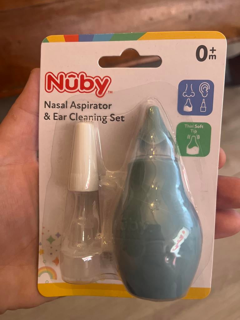 Nüby Neus- en Oorreiniger Set voor Baby's (0m+), Kinderen en Baby's, Kinderspulletjes, Nieuw, Ophalen