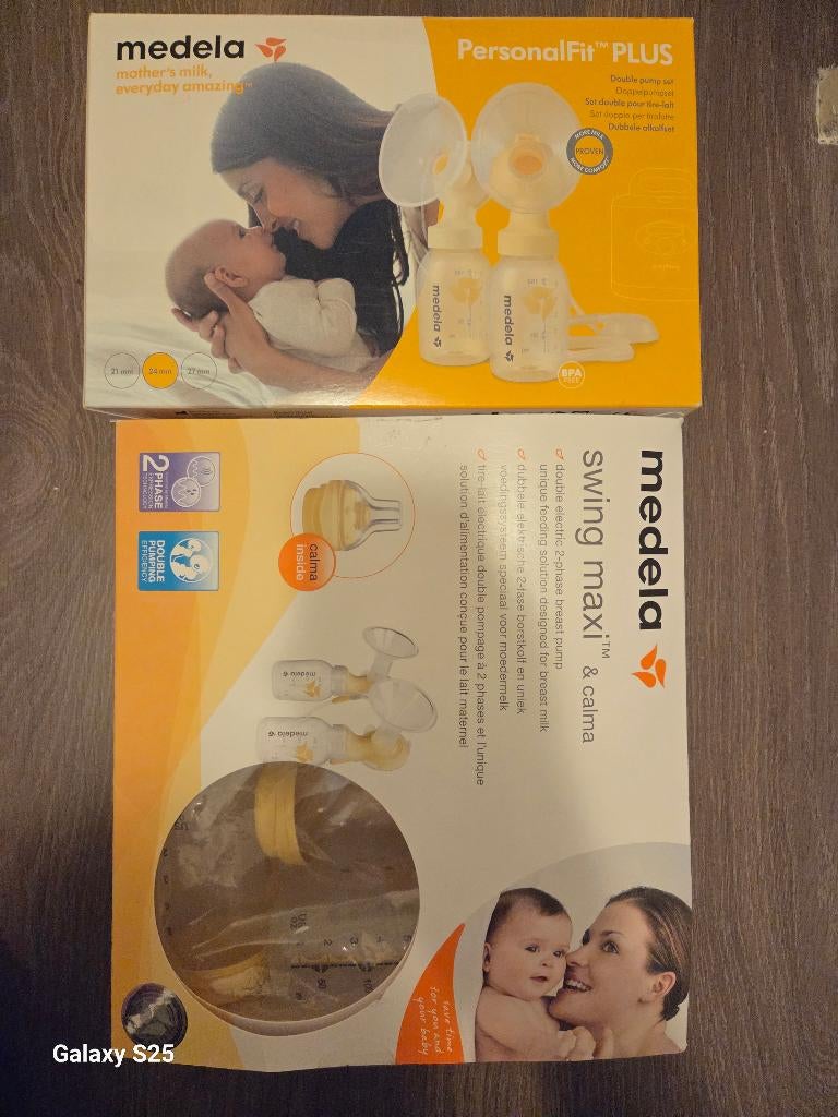 Medela dubbele electrische borstkolf, Ophalen, Zo goed als nieuw, Borstkolf