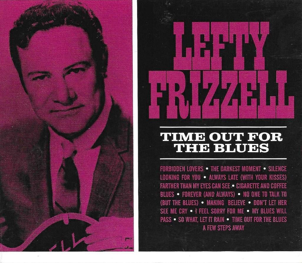 Lefty Frizzell ‎– Time Out For The Blues = 6,99, Cd's en Dvd's, Cd's | Jazz en Blues, Ophalen of Verzenden, 1980 tot heden, Zo goed als nieuw