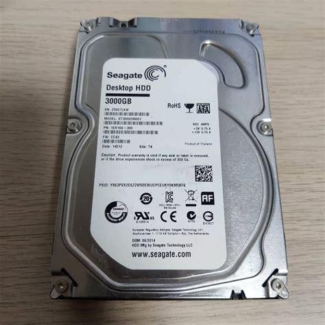ST3000DM001-1ER166 3 TB Seagate Barracuda SATA harddisk, Intern, Ophalen of Verzenden, Zo goed als nieuw, 3 TB