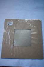Mdf spiegellijst met spiegel 35x35cm, Ophalen of Verzenden, Nieuw, Materiaal