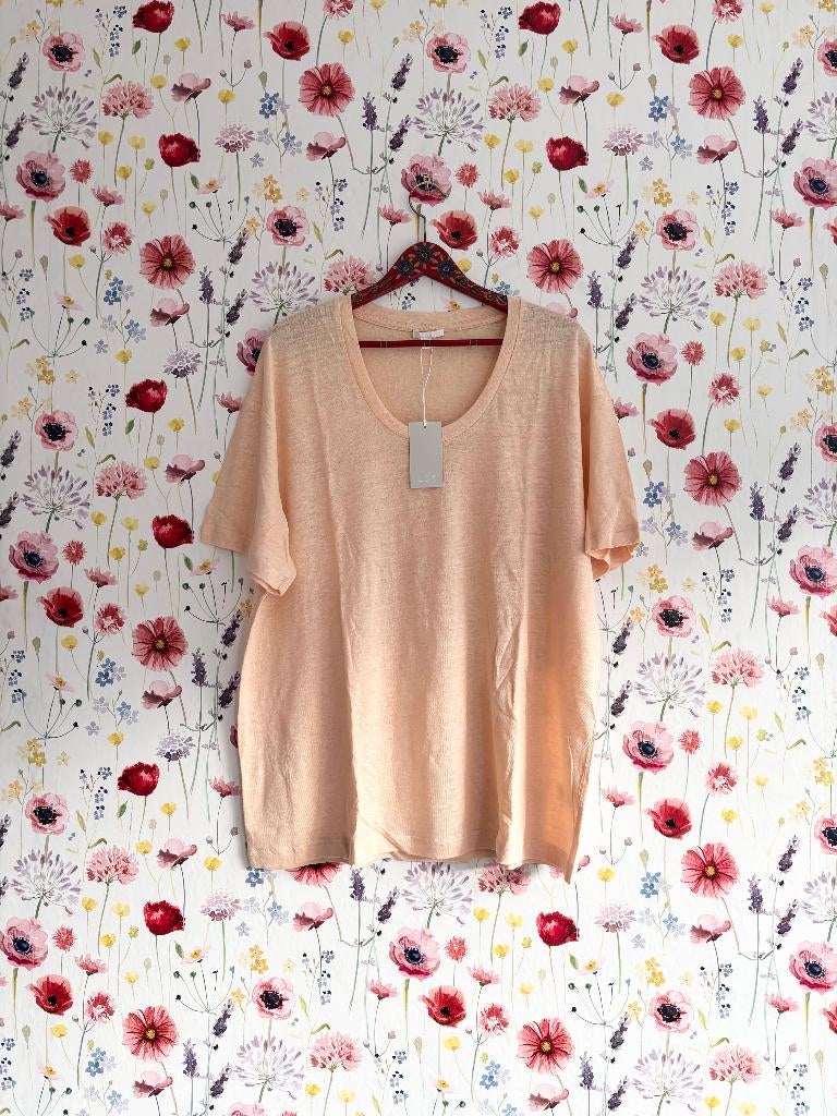 COS oversized linnen T-shirt., Maat 38/40 (M), COS, Overige kleuren, Nieuw