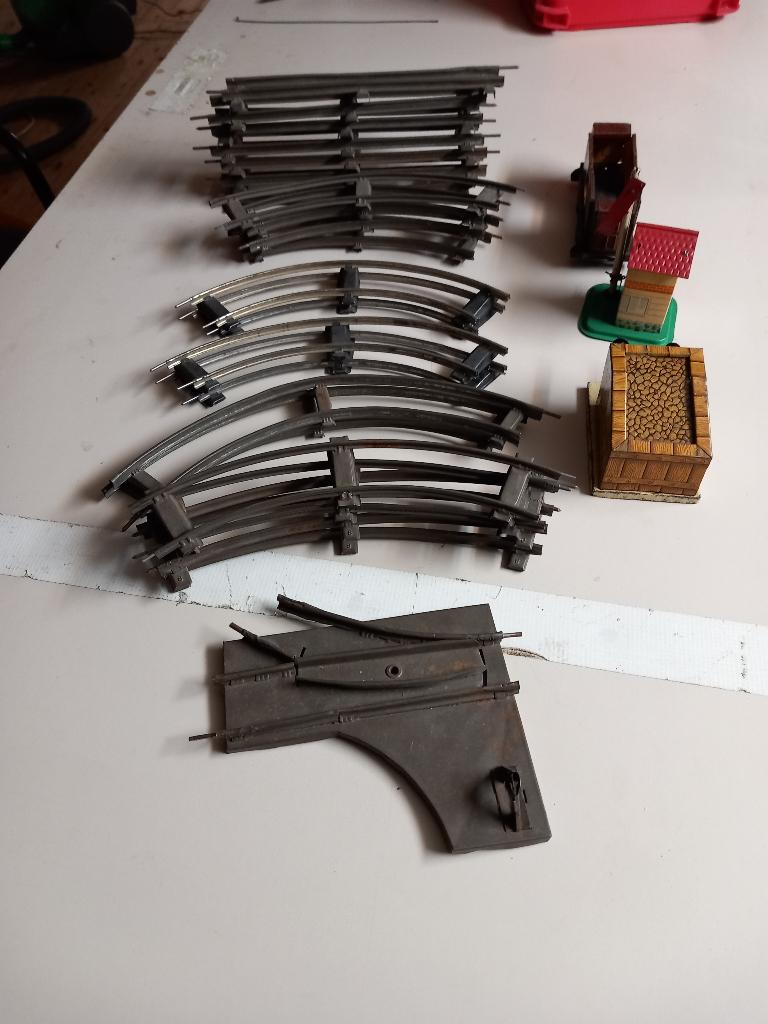 Blikken trein assessoires Teab., Antiek en Kunst, Ophalen of Verzenden