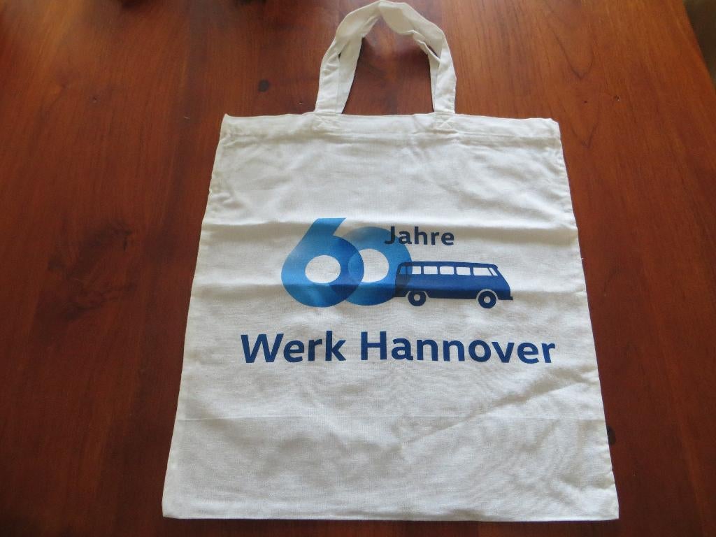Stoffen tas: 60 Jahre Volkswagen Bus Werk Hannover, Ophalen of Verzenden, Nieuw, Volkswagen