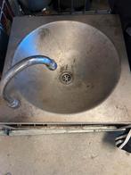 Rvs wasbak, Huis en Inrichting, Keuken | Keukenelementen, Gebruikt, Minder dan 100 cm, 25 tot 50 cm, 50 tot 100 cm