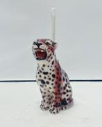 Luipaard beeld keramiek wc borstel, Ophalen of Verzenden, Nieuw, Dier