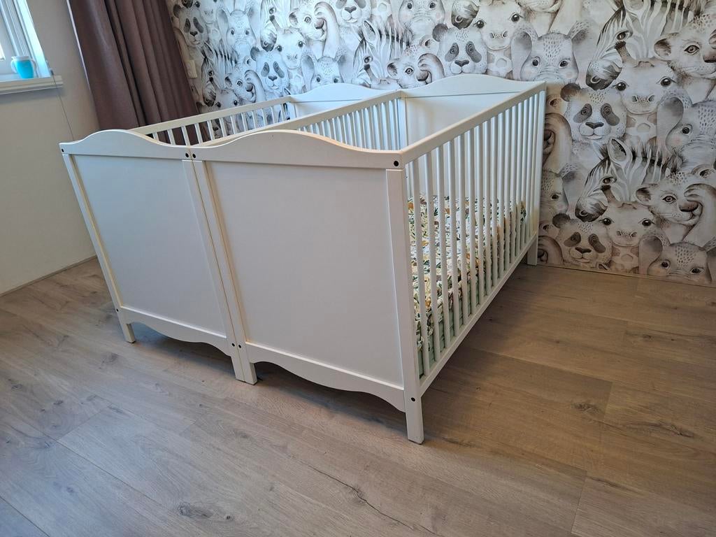 Ikea Smagora Ledikant Tweeling Wit, Ophalen, Gebruikt, Ledikant